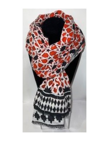 Mini cotton foulard - Granada Mosaic...