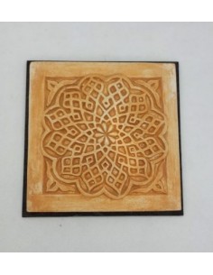 Yesería Medallón pequeño patina 2