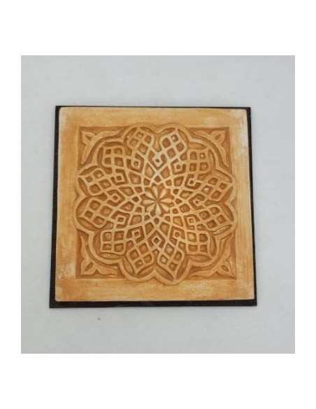 Yesería Medallón Pequeño Patinado