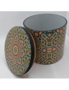 Tarro con Tapa Grande- Mosaicos Alhambra 2