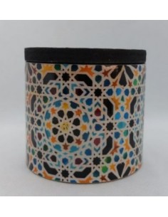 Tarro con Tapa Grande- Mosaicos Alhambra