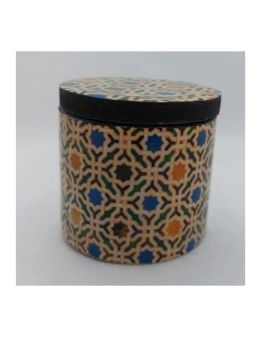 Small cylindrical Taracea design...