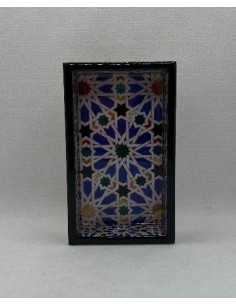 Rectangular Taracea design wooden tray T.1 - The Mosaics...