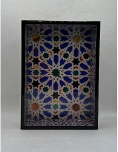 Rectangular Taracea design wooden tray T.2 - The Mosaics...