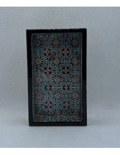 Rectangular Taracea design wooden tray T.1 - The Mosaics...