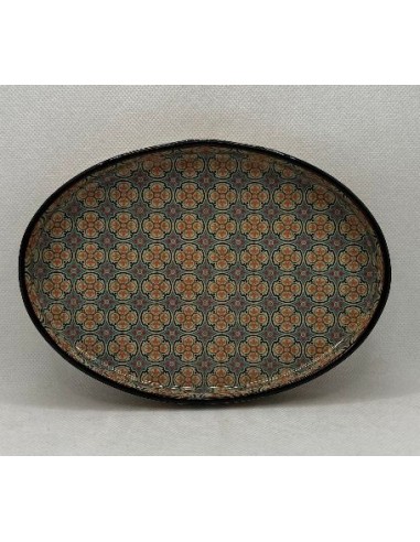 Oval Taracea design wooden tray T.1 -...