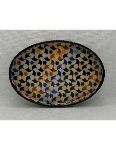 Oval Taracea design wooden tray T.1 -...