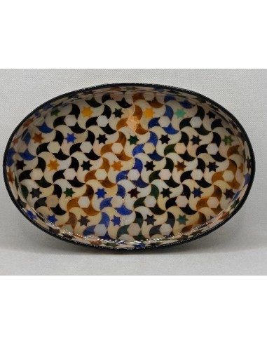 Oval Taracea design wooden tray T.2 -...