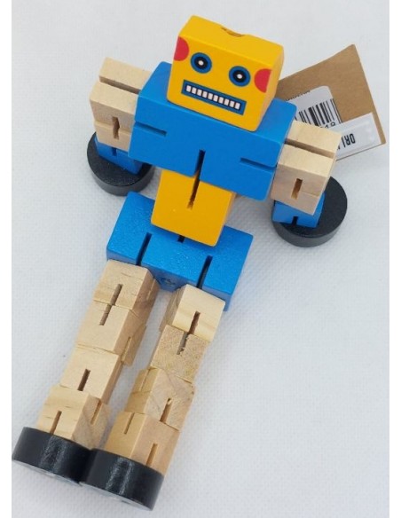 Robot transformable de madera