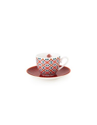 Porcelain cup and saucer set - The...