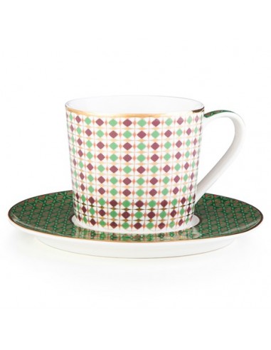Porcelain cup and saucer set - The...