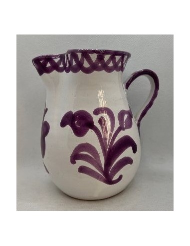 15cm jug - Purple Fajalauza design