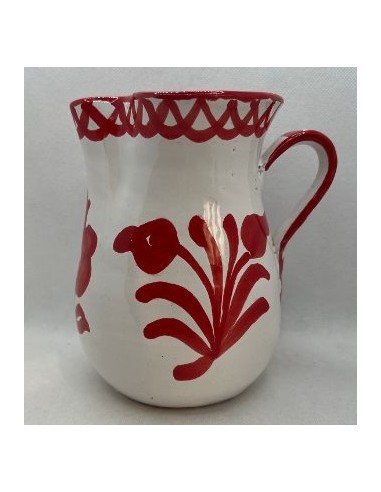 15cm jug - Red Fajalauza design