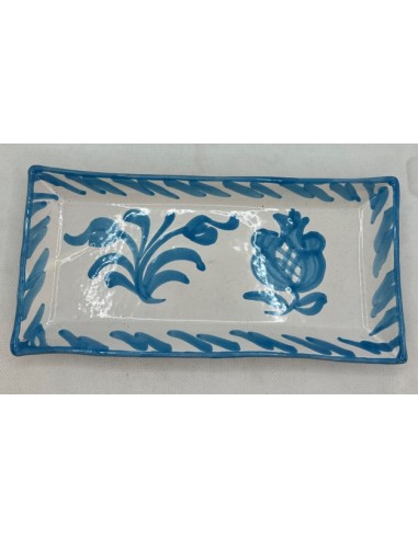 23.5X13.5cm Ceramic Tray - Turquoise...