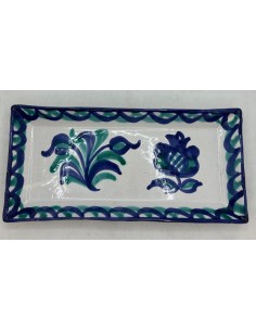 23.5x13.5cm Ceramic Serving Dish- Blue and Green...