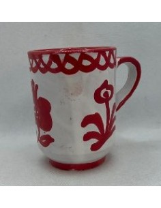 Vaso con asa Rojo