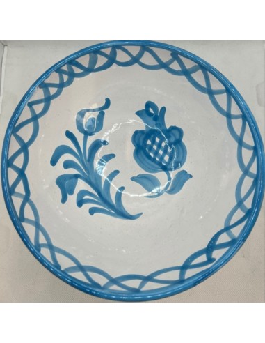 Large Ceramic salad bowl - Turquoise...