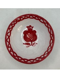 Medium Ceramic bowl - Red Fajalauza design