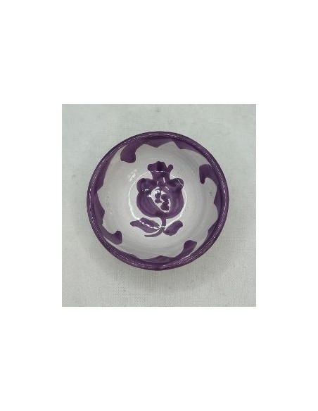 Small Ceramic bowl - Purple Fajalauza design
