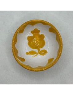 Small Ceramic bowl - Yellow Fajalauza design