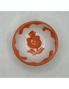 Small Ceramic bowl - Orange Fajalauza design