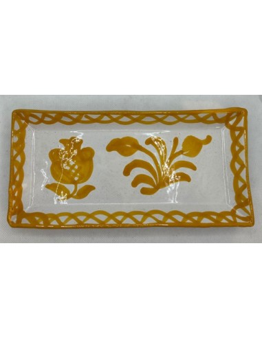 10.5X22.5cm Ceramic Tray - Yellow...