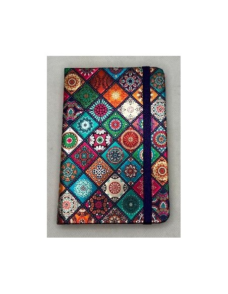 Libreta con relieve arabesco