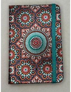 Libreta con relieve arabesco