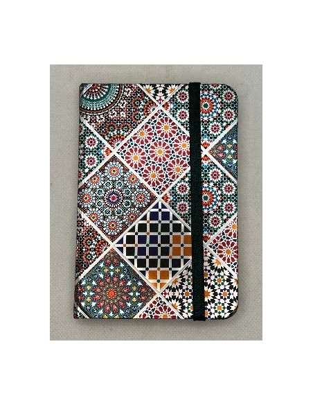 Libreta con relieve arabesco