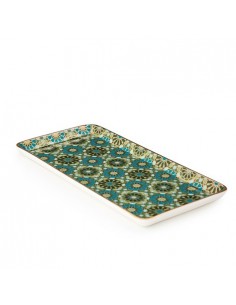 Porcelain rectangular tray - The Andalusia Collection -... 2