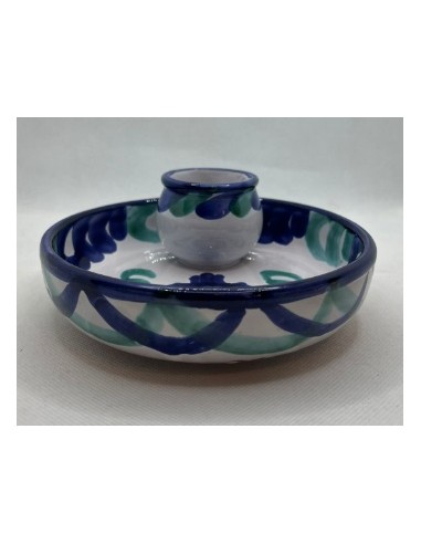 Ceramic Olive dish - Blue and Green...