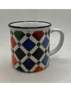 Ceramic mug - Mosaics of the Alhambra design