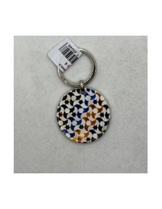 Llavero de metal- Mosaico Alhambra