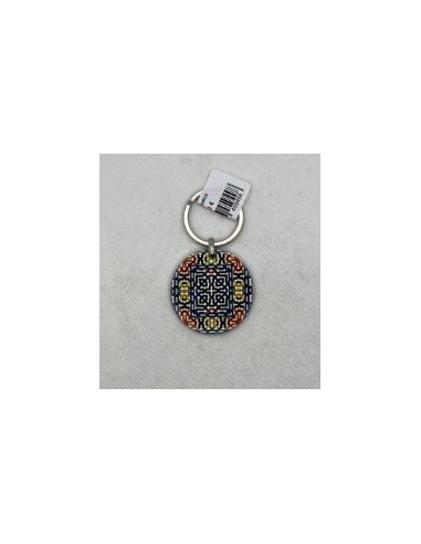 Llavero de cerámica- Mosaico Alhambra