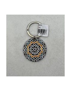 Llavero de cerámica- Mosaico Alhambra