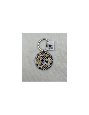 Llavero de cerámica- Mosaico Alhambra