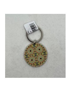 Llavero de cerámica- Mosaico Alhambra