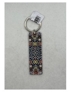 Llavero de metal- Mosaico Alhambra