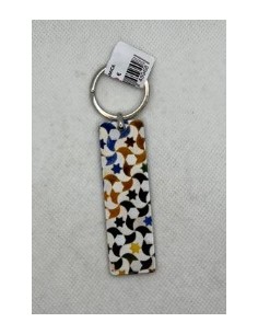 Llavero de metal- Mosaico Alhambra