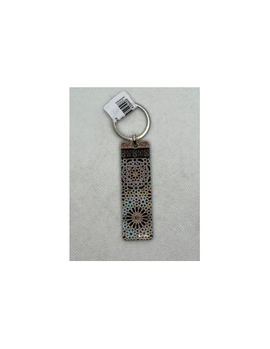 Llavero de cerámica- Mosaico Alhambra