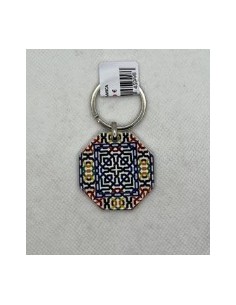 Llavero de metal- Mosaico Alhambra