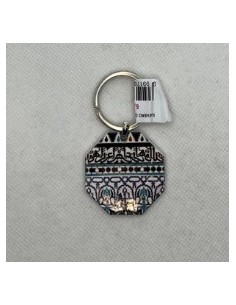 Llavero de metal- Mosaico Alhambra