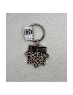 Llavero de cerámica- Mosaico Alhambra
