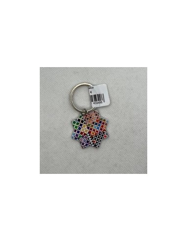 Llavero de cerámica- Mosaico Alhambra