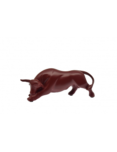 Mini Altamira inspired bull figurine - Red - NADAL