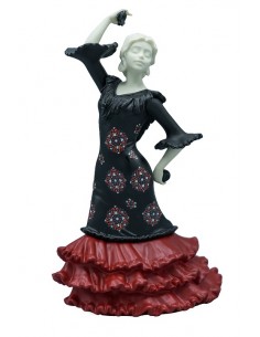 Medium Sevilla Andalusia style flamenco dancer - Black...