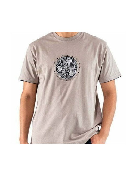 Camiseta Hombre Rota gris triskel