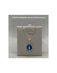 Silver pendant necklace