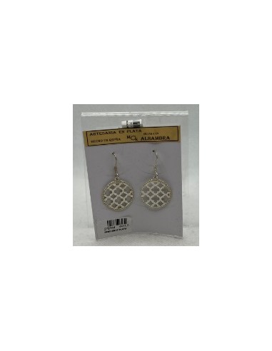 Silver pendant earrings