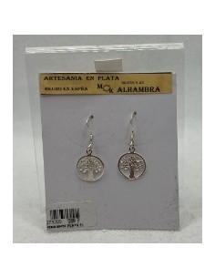 Silver pendant earrings